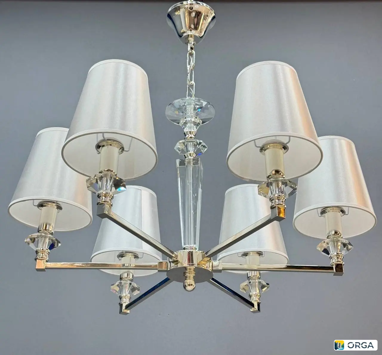 Люстра Siv 24061/6, диаметр 65см, высота 45см, цоколь E14, 6 ламп