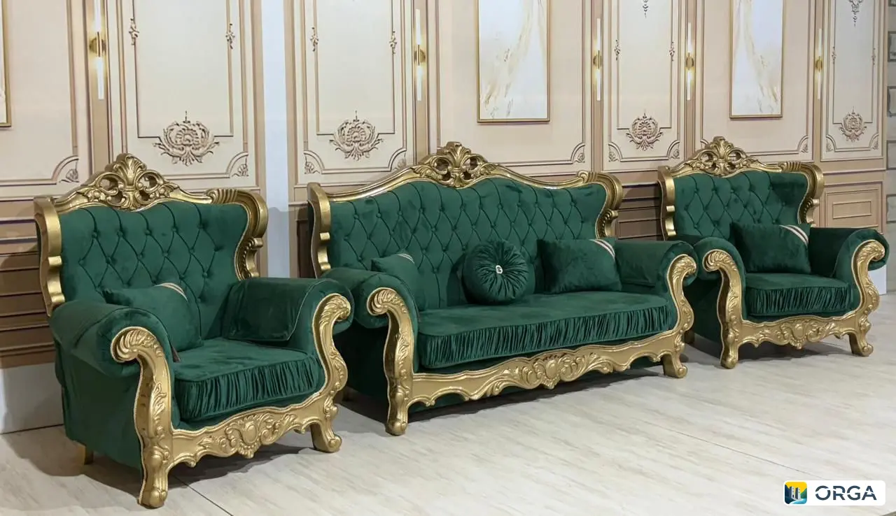 Диван Фараон раскладной с двумя креслами, 80.000 тг