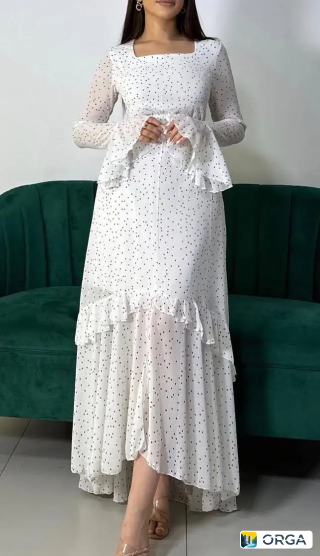 Платье в горошек