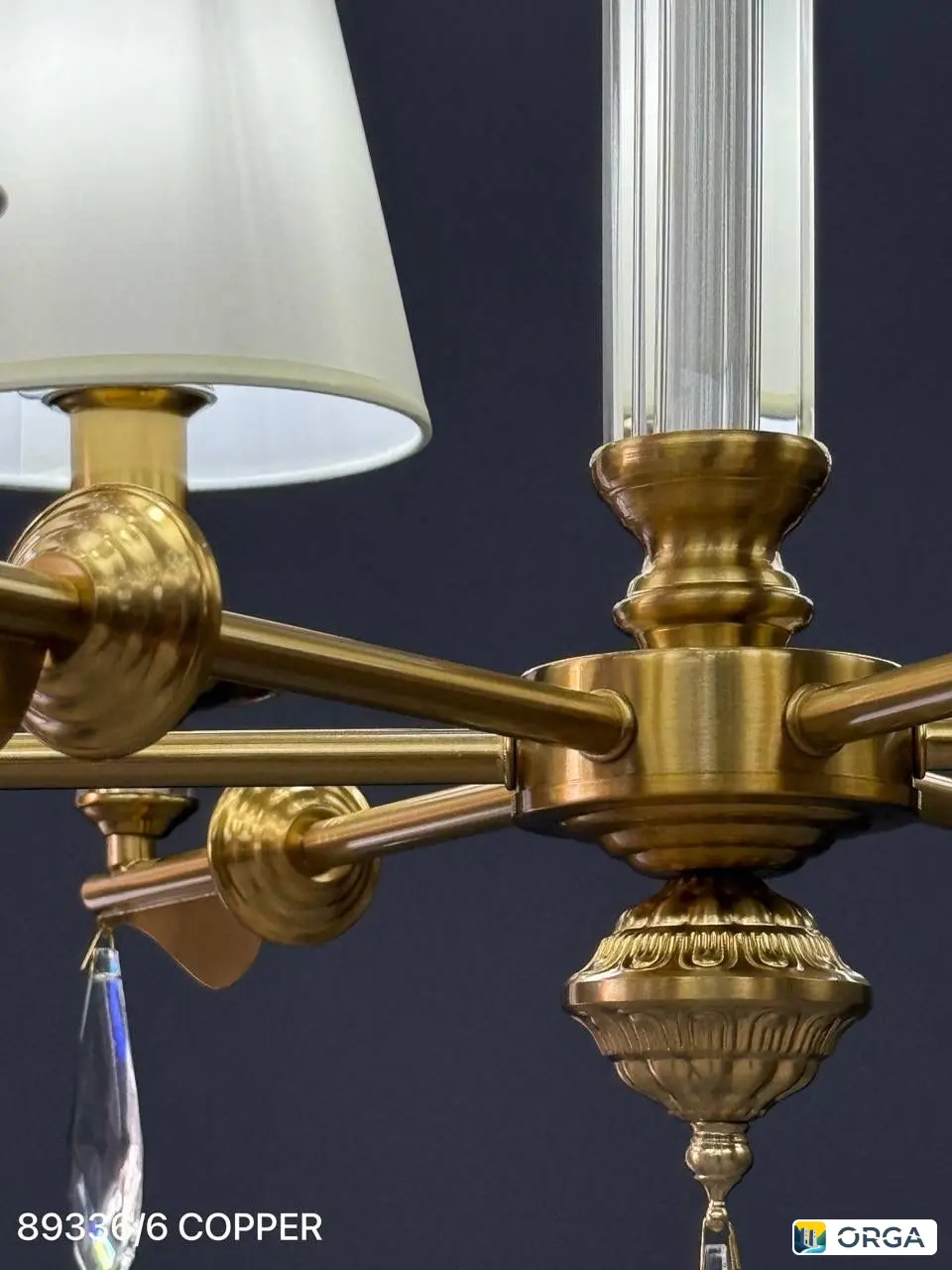 Люстра COPPER 89336/6, диаметр 65 см, высота 53 см, 6 ламп Е14