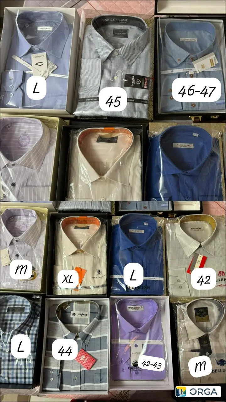 Рубашки новые
