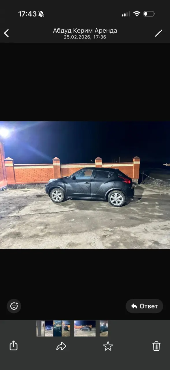 Nissan, Juke, 2020 г, 100000 км