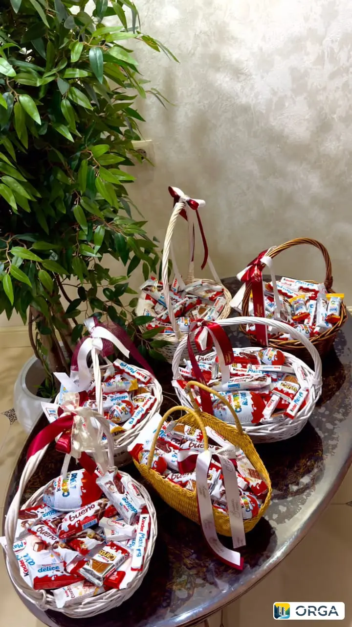 Подарочные корзины со сладостями