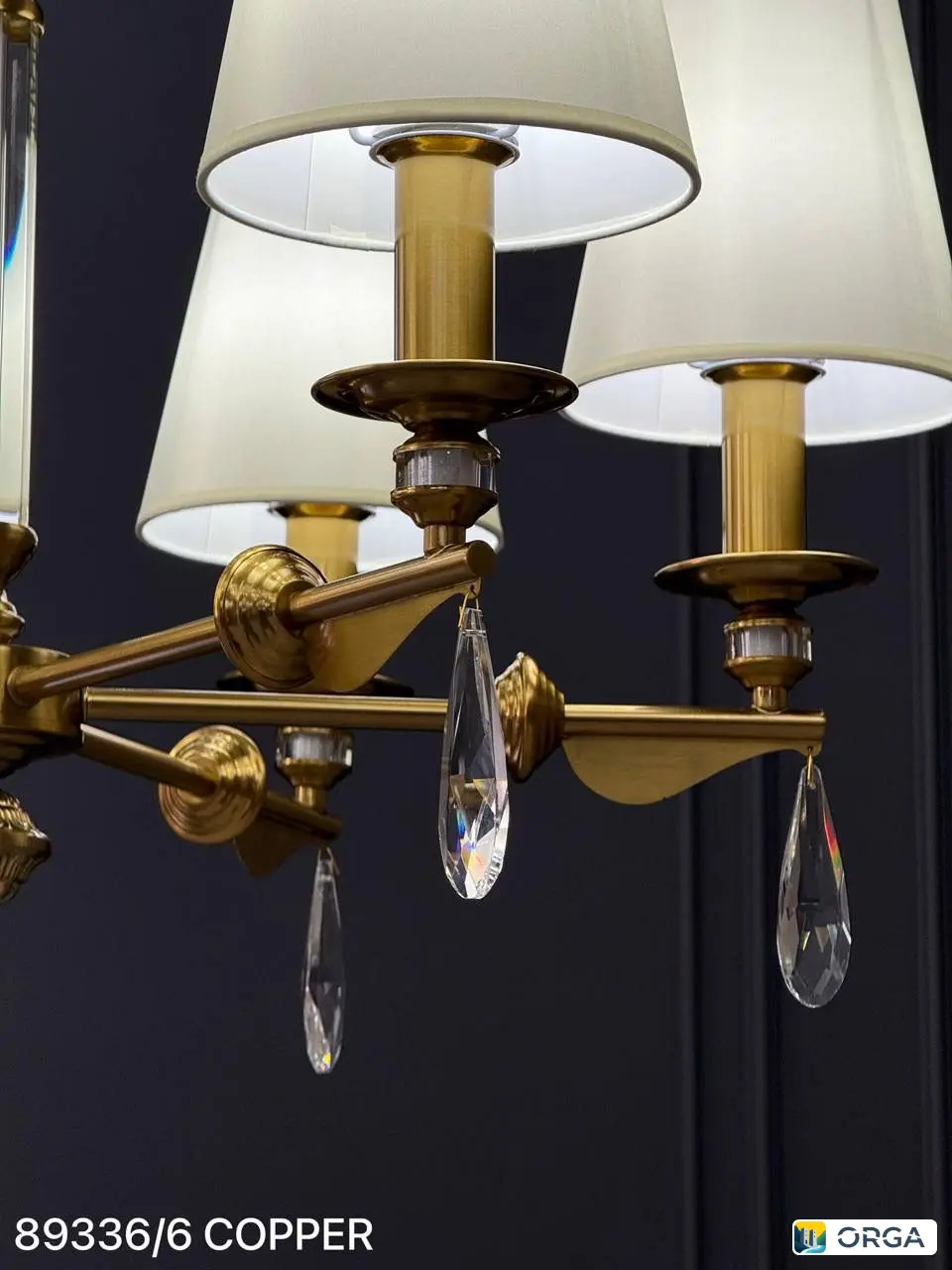 Люстра COPPER 89336/6, диаметр 65 см, высота 53 см, 6 ламп Е14