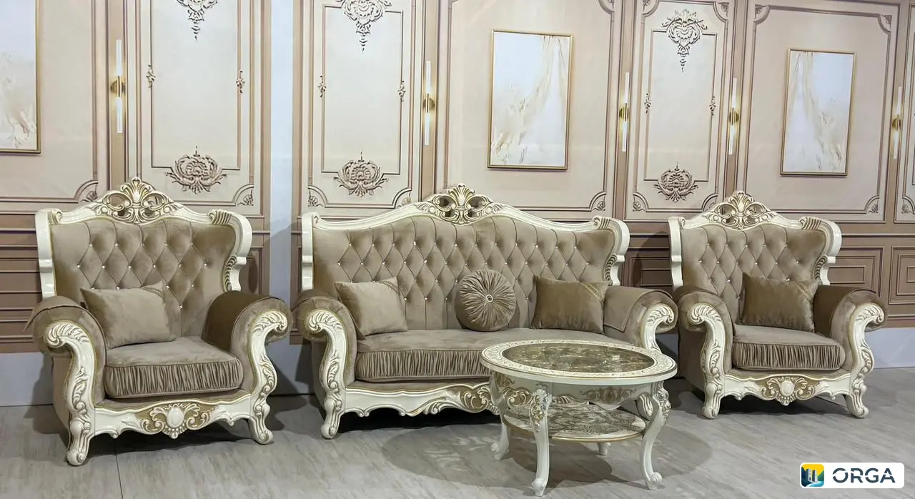 Диван Фараон раскладной с двумя креслами, 80.000 тг