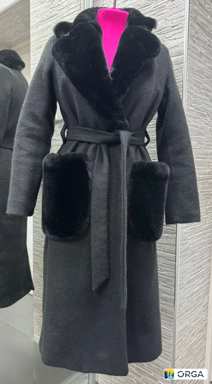Теплое пальто размера S