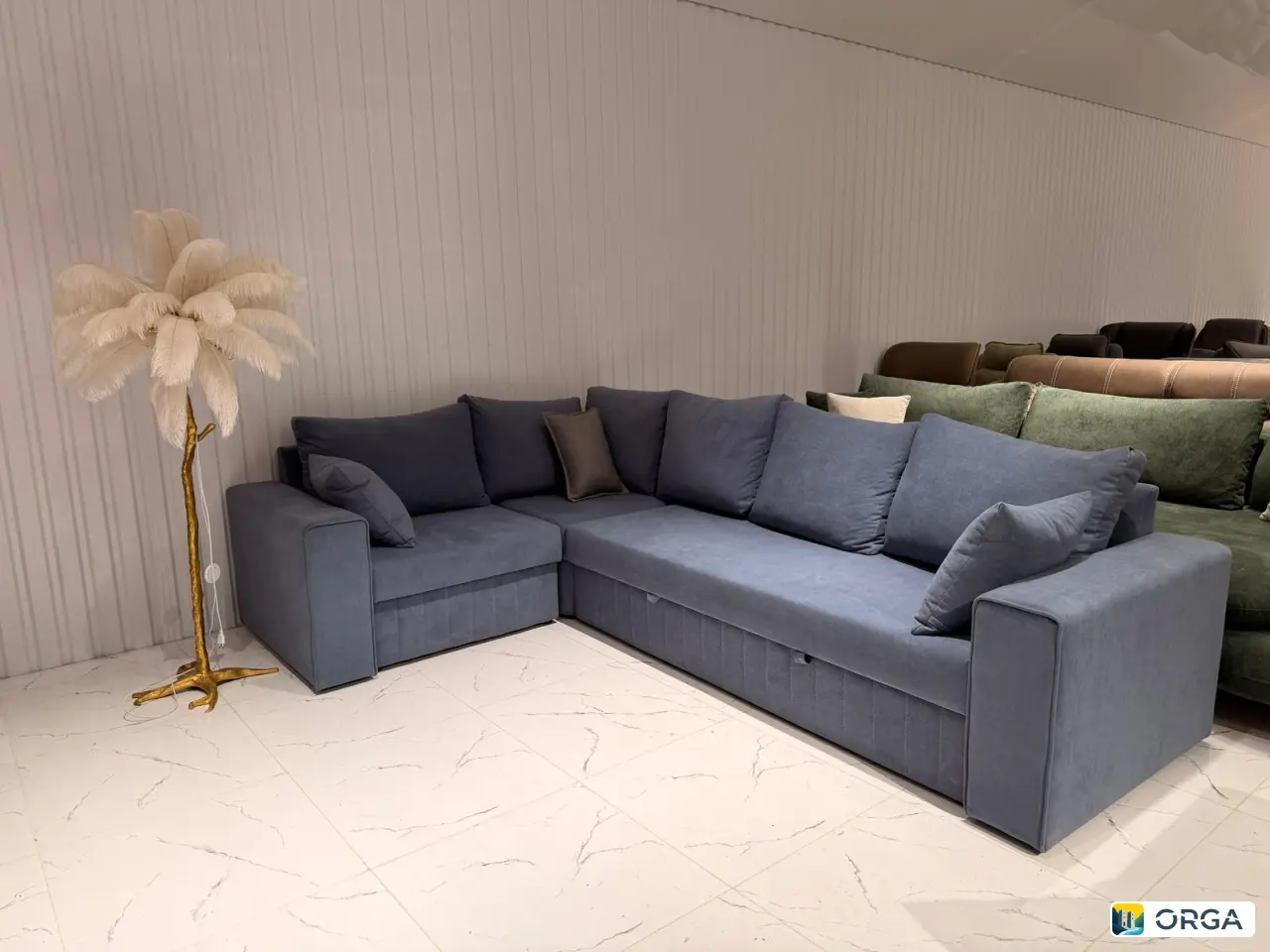 Угловая диван Баранесса, новинка 2026 года, модульный, право/лево, 140000₽