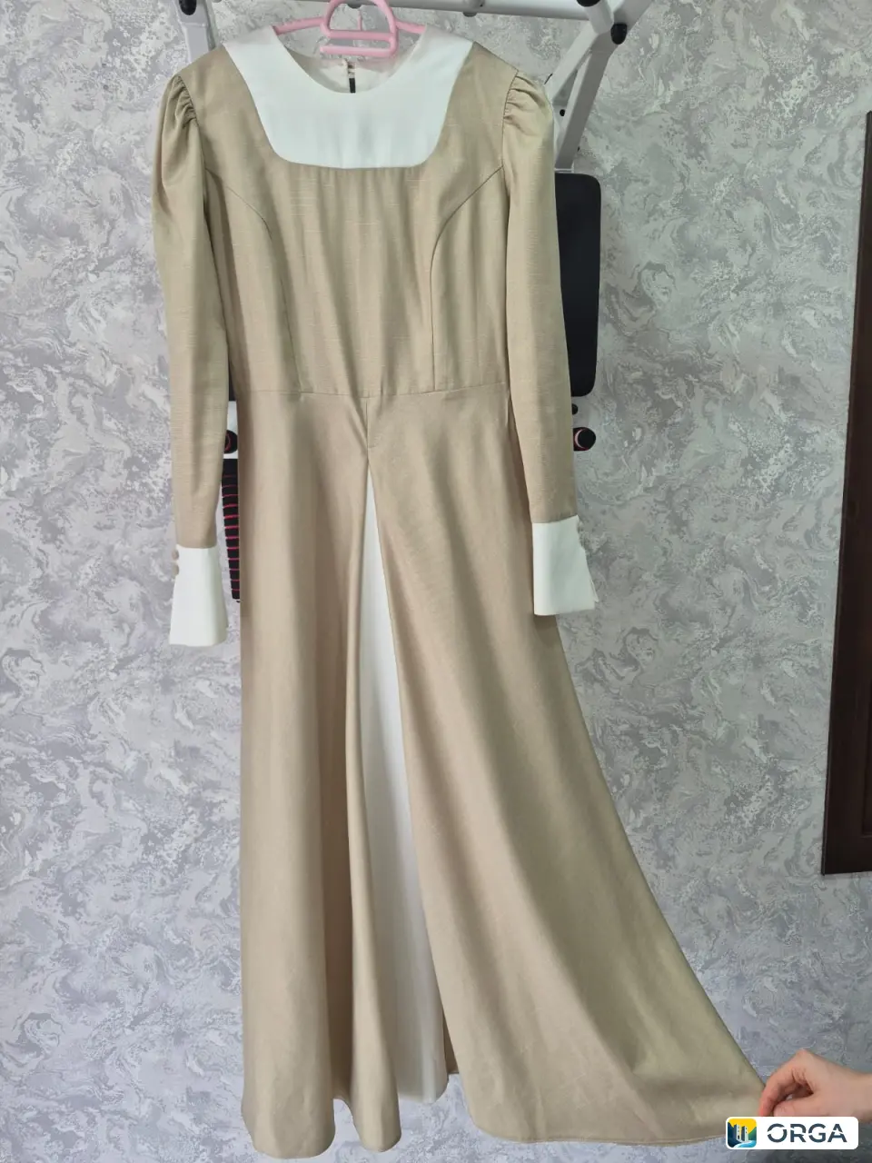 Платье хлопковое, индивидуальный пошив, надето 1 раз