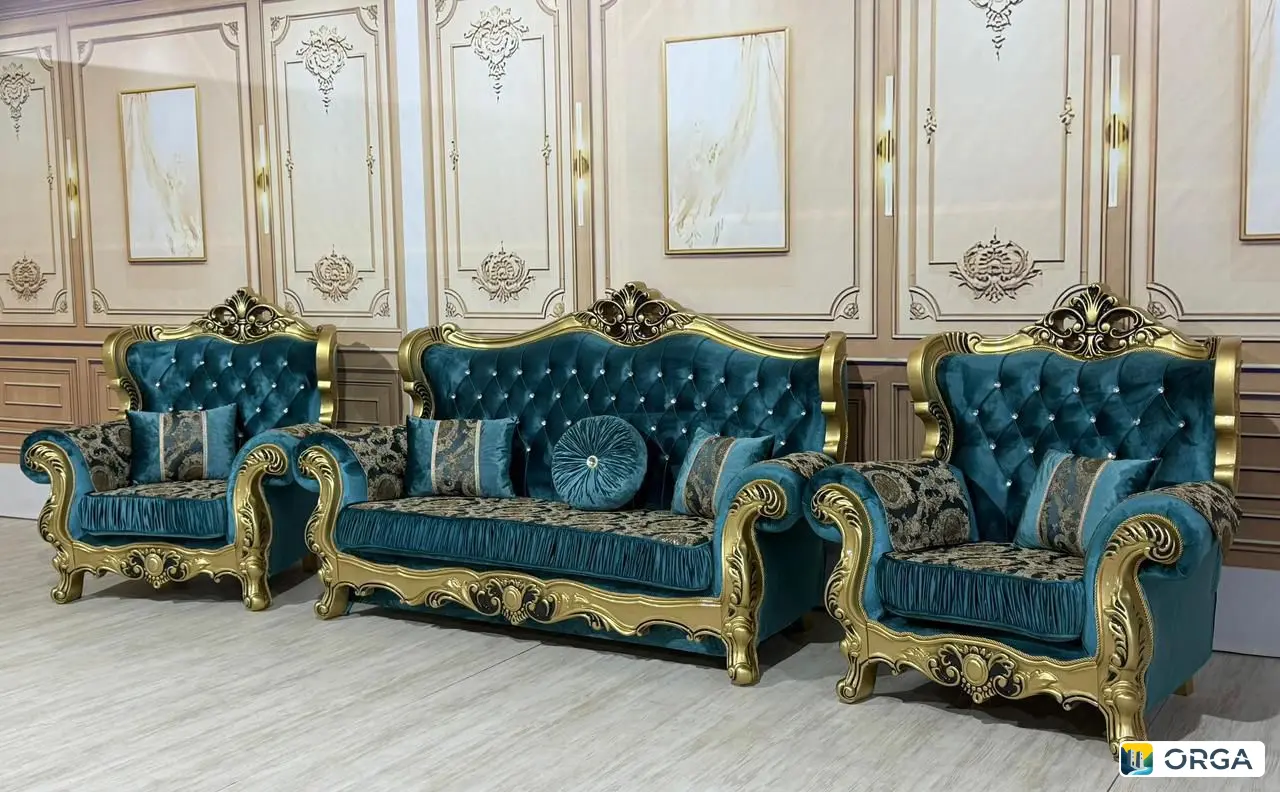 Диван Фараон раскладной с двумя креслами, 80.000 тг