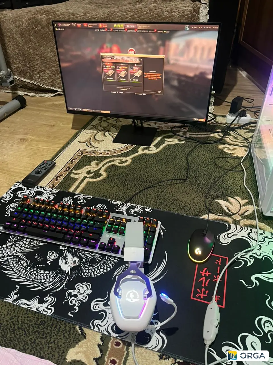 Игровой компьютер i5-10400F, RTX 3050, 16 ГБ ОЗУ, 2 SSD, сборка с монитором 27