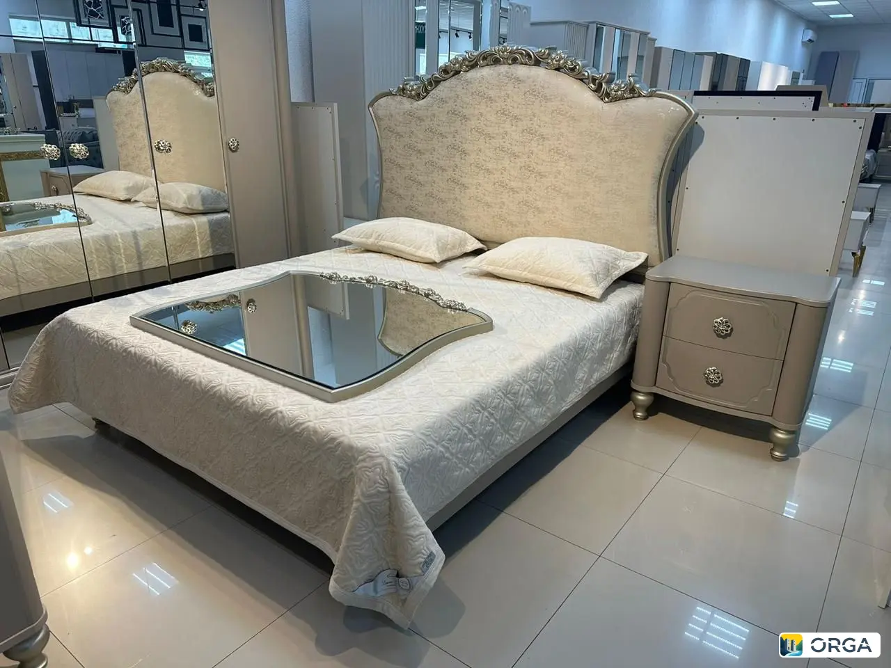 Спальный гарнитур «Лали» 5дв, цвет серый, производство Ставрополь, фабрика ЭРА