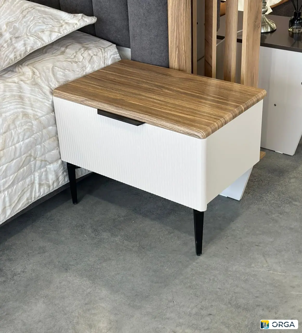 Спальный гарнитур «Сиена» 6дв, цвет Орех/сатин, с подсветкой, 120.000₽