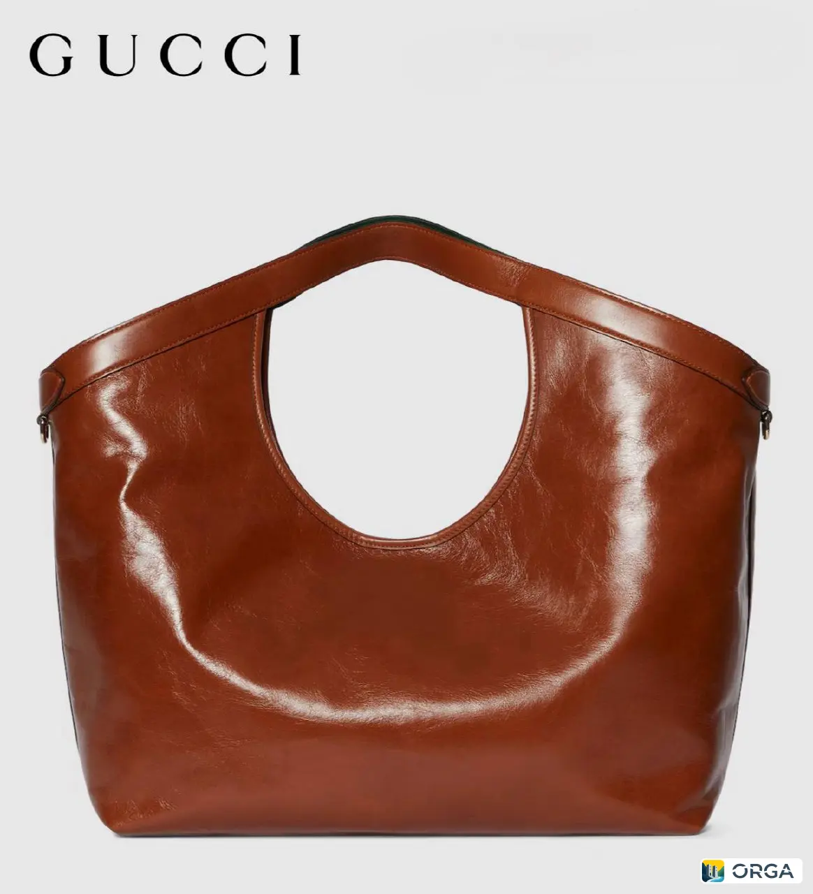 Шоппер Gucci из натуральной кожи с кошельком, новинка