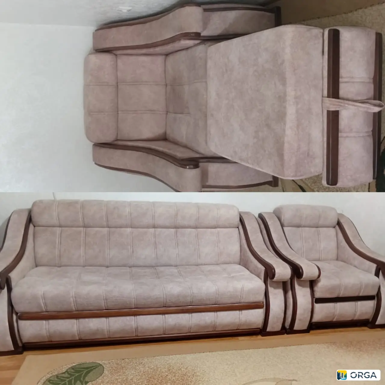 Диван 3-местный как новый