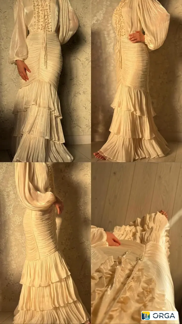 Продаю изящное платье размер 38 s/m, надевалось один раз