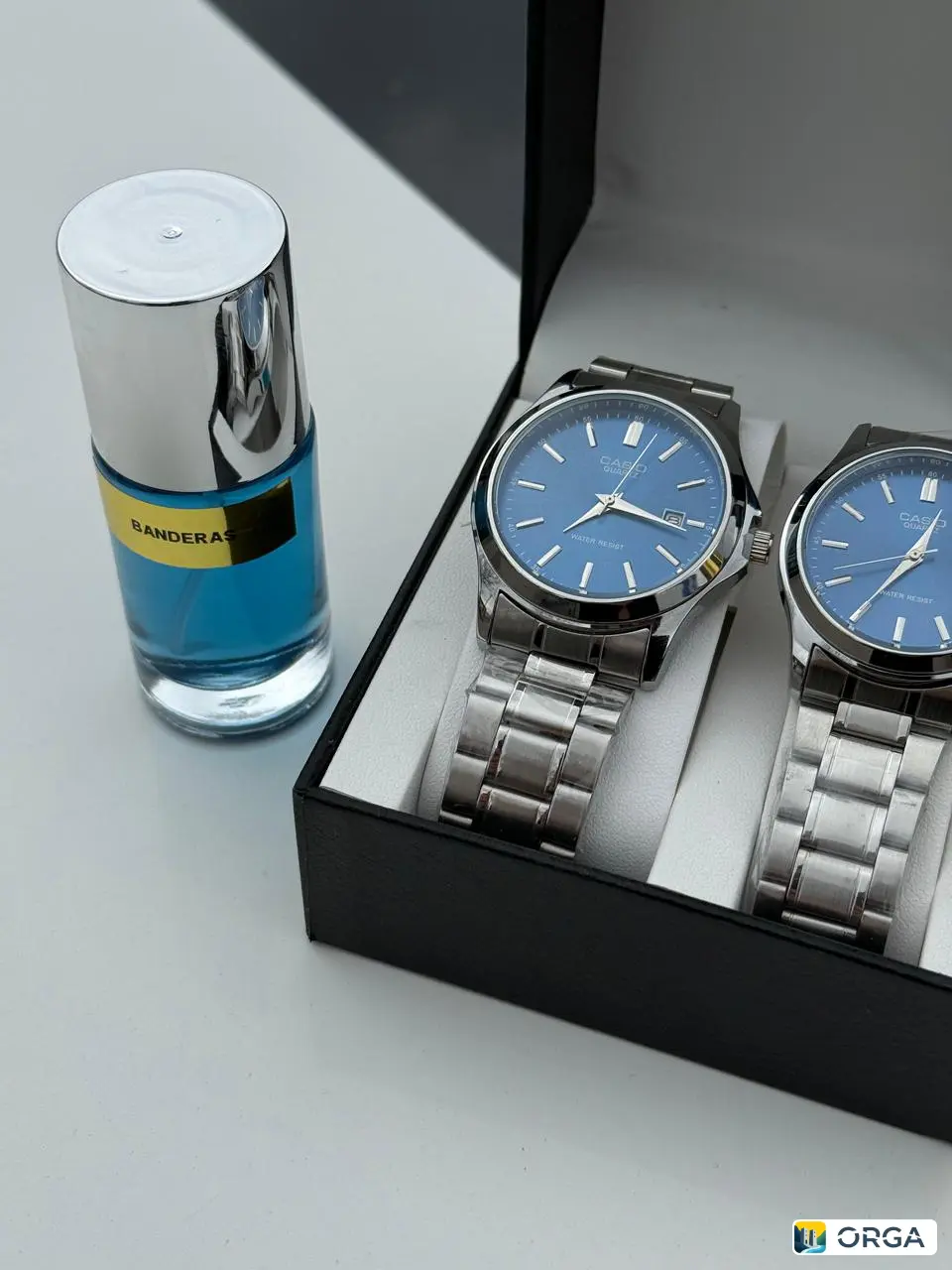 Парные часы Casio и парфюм 20 мл Бандерас, Килиана