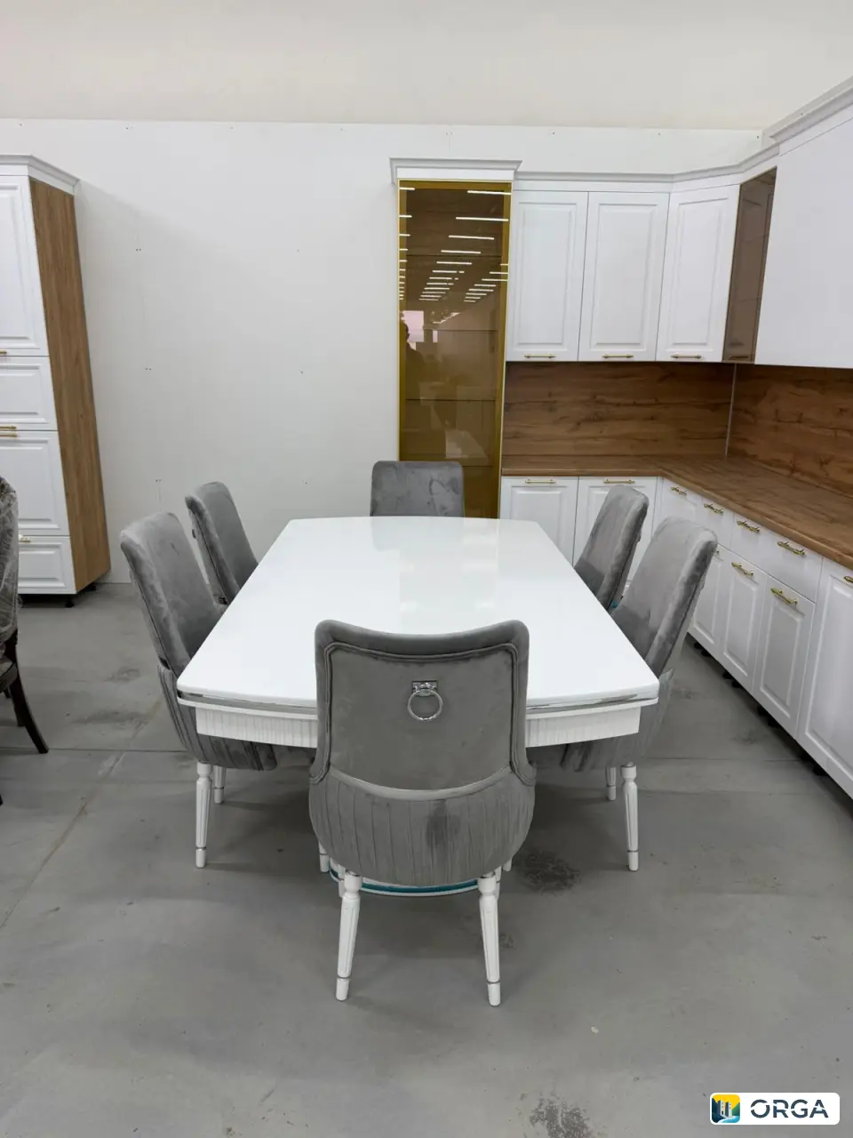 Стол «ГРАЦИЯ» белый с серебром, 200 см, 25000 руб