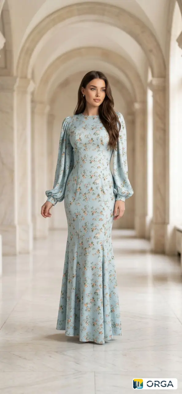 Платья годе в шикарной посадке и цветах