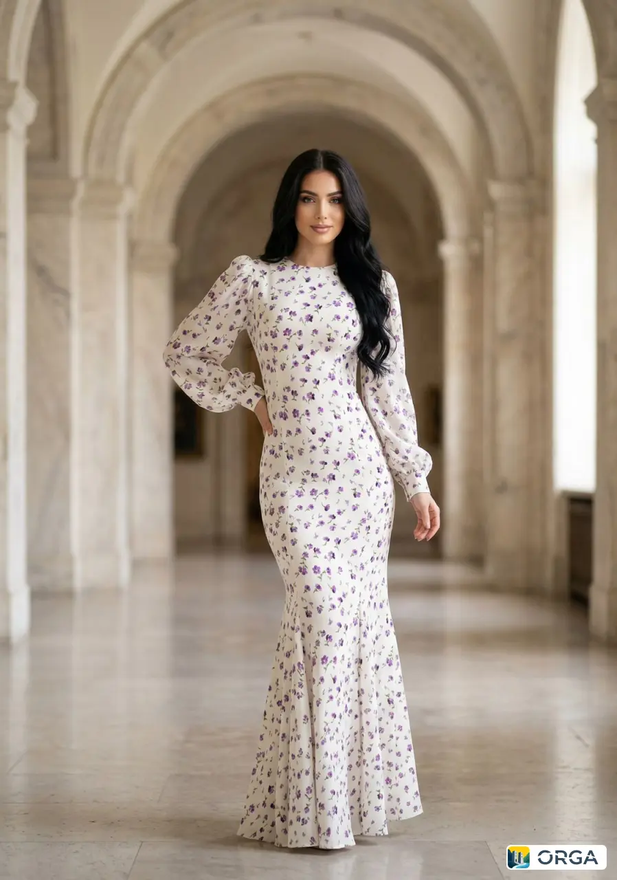 Платья годе в шикарной посадке и цветах