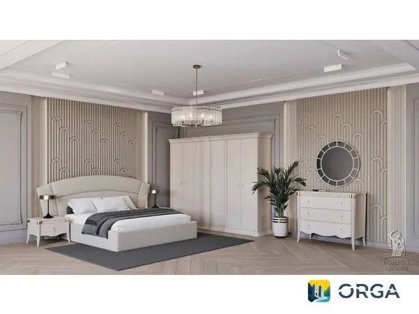 Спальня Мишель 6дв, цвет мокко, кровать 180, производство Fortuna Home Ставрополь