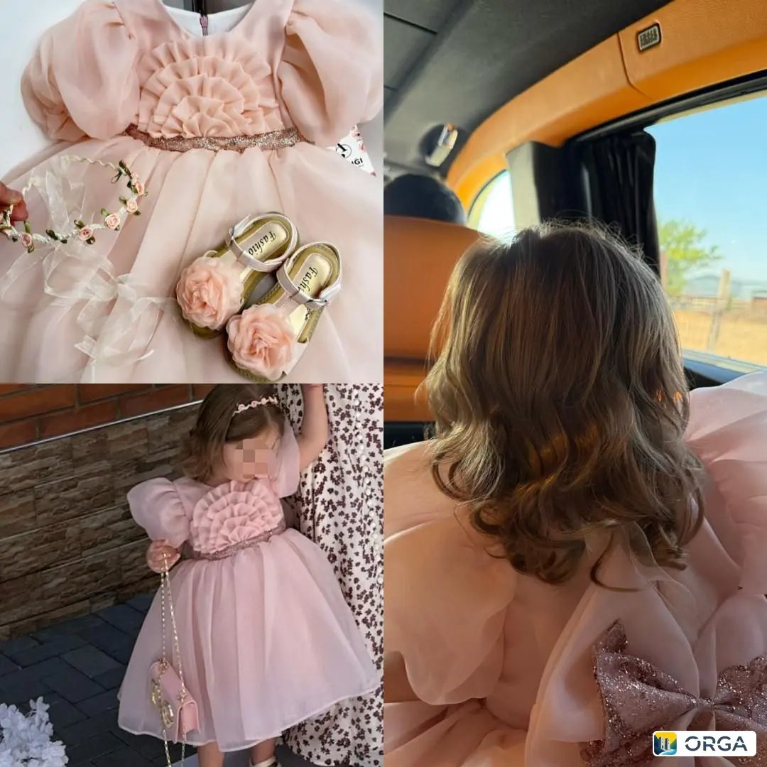 Детское платье и обувь для девочки, свадебный образ