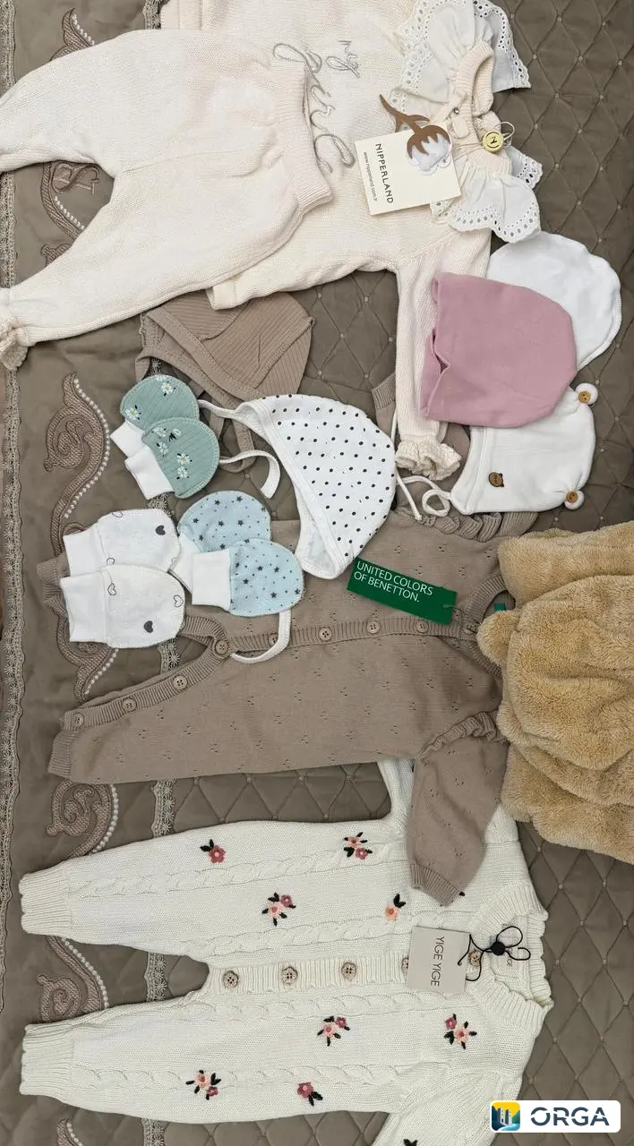 Детская одежда, все новое кроме плюшевого комбинезона