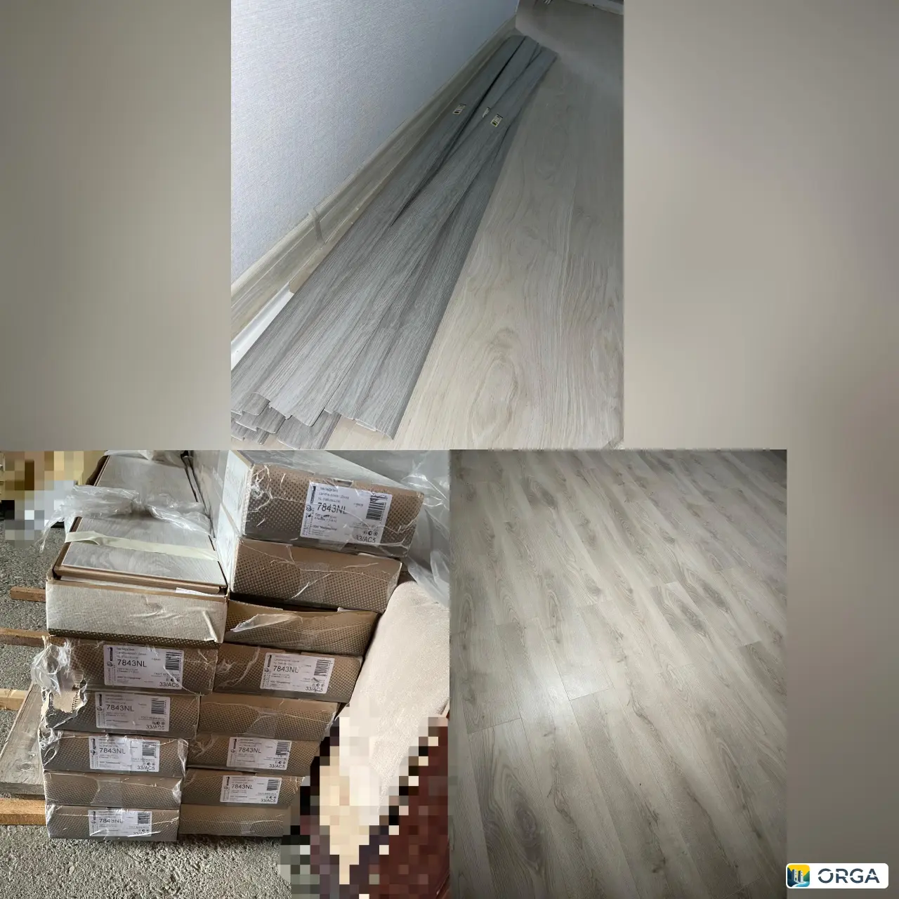 Ламинат серый размер 12-ый, отдаю за 700 руб