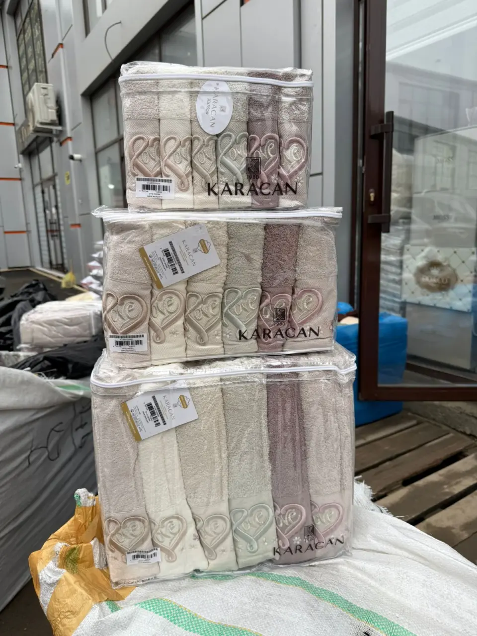 Полотенца KARACAN 18 штук